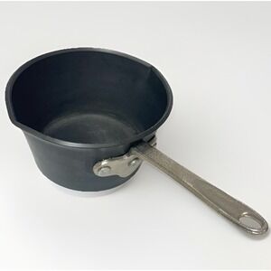 Calphalon Hard Anodized Pot 1 Qt Sauce Pan 1700 Two Spout Toledo USA Commercial